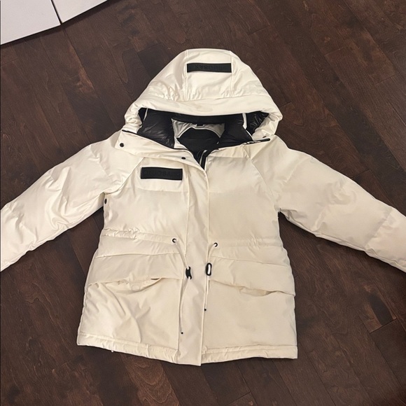 Rudsak Parka winter jacket color white, size Medium - Picture 12 of 12